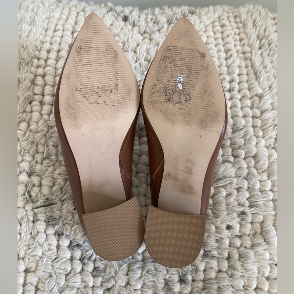 Brown Leather Steve Madden Booties - Picture 3 of 6